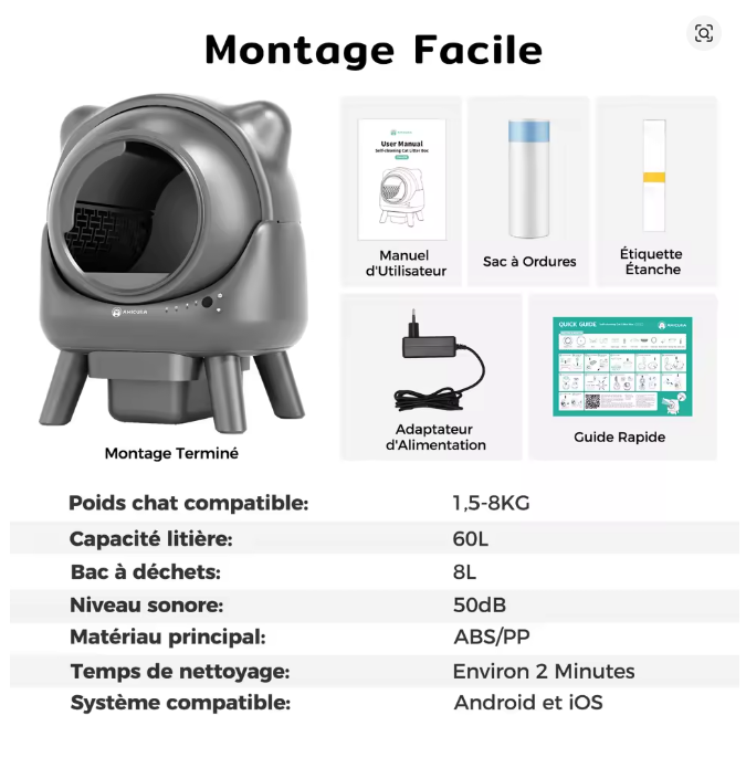Litière Automatique Neokasa